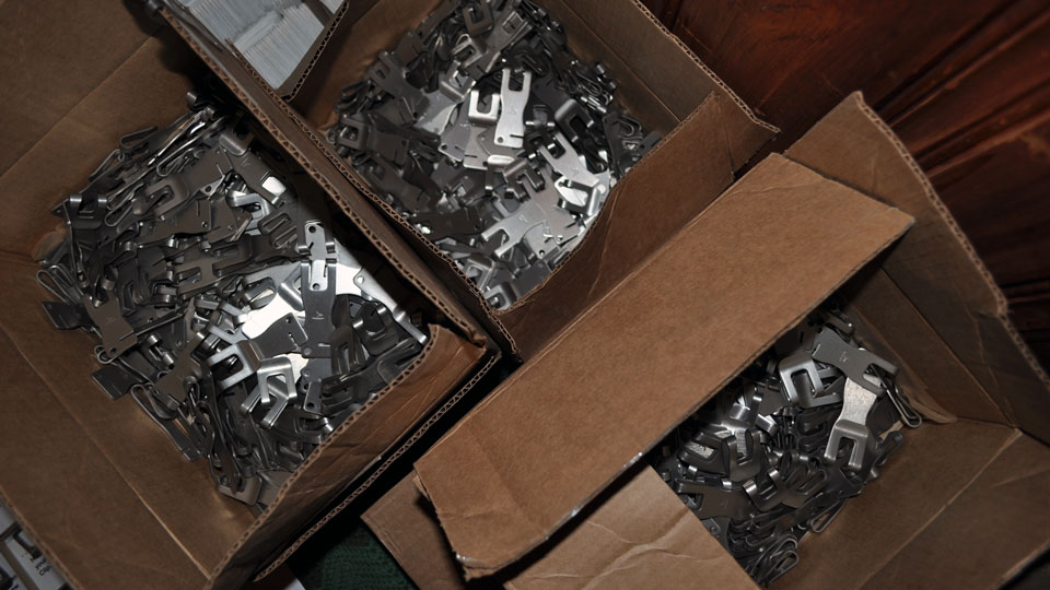 Boxes of Clips.